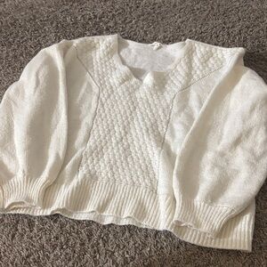 Elegant White Women's Sweater